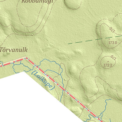 Maa-amet Parmu küla, Rõuge vald (1) digital map
