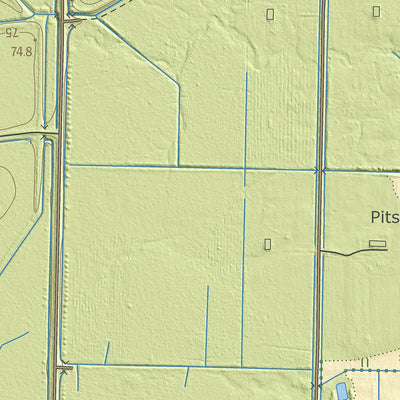 Maa-amet Peressaare küla, Alutaguse vald (1) digital map
