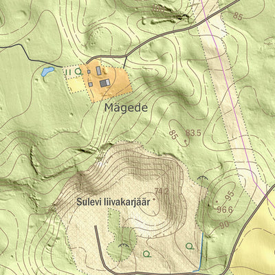 Maa-amet Piiri küla, Tõrva vald digital map