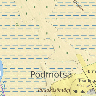 Maa-amet Podmotsa küla, Setomaa vald digital map