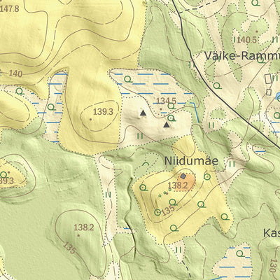 Maa-amet Prangli küla, Kanepi vald digital map