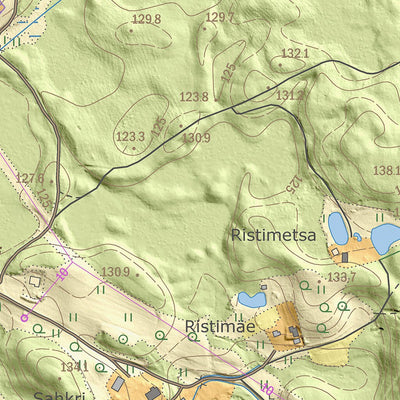 Maa-amet Prangli küla, Kanepi vald digital map