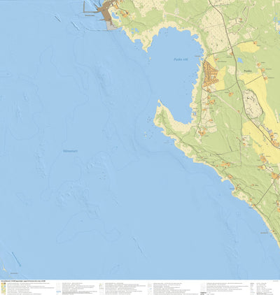 Maa-amet Pusku küla, Haapsalu linn digital map
