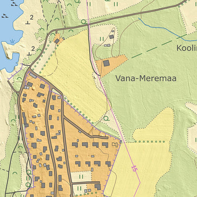 Maa-amet Pusku küla, Haapsalu linn digital map