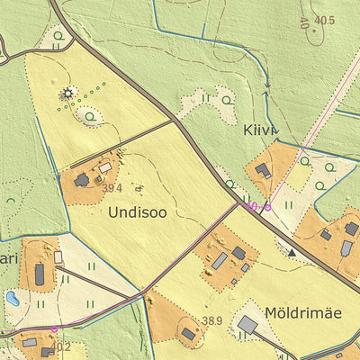 Maa-amet Rahula küla, Saku vald digital map