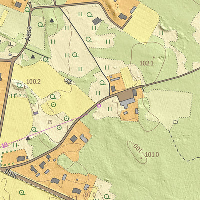 Maa-amet Räsna küla, Tapa vald digital map
