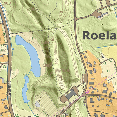 Maa-amet Roela alevik, Vinni vald digital map