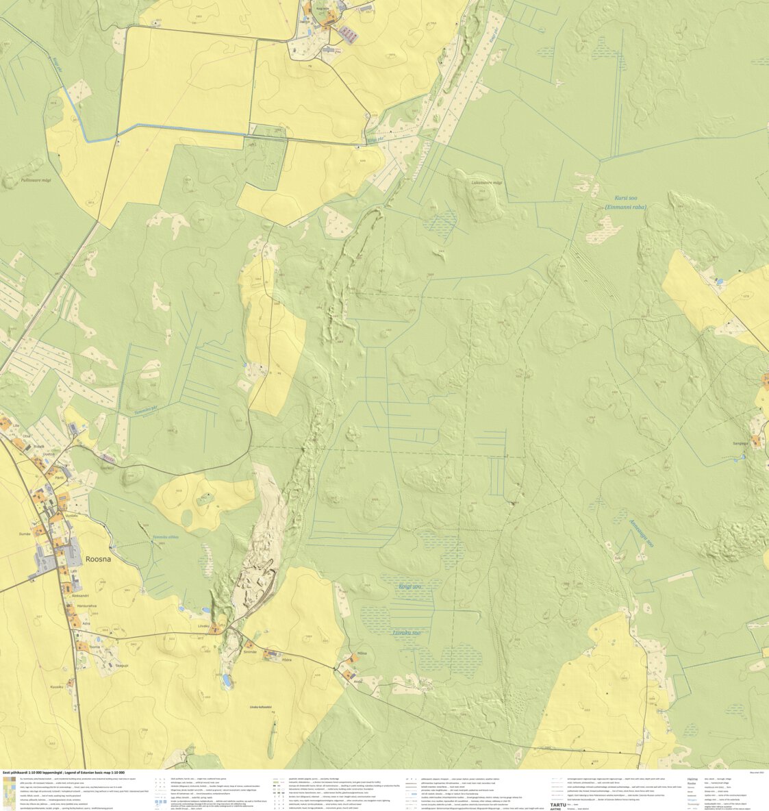 Roosna küla, Järva vald Map by Maa-amet | Avenza Maps