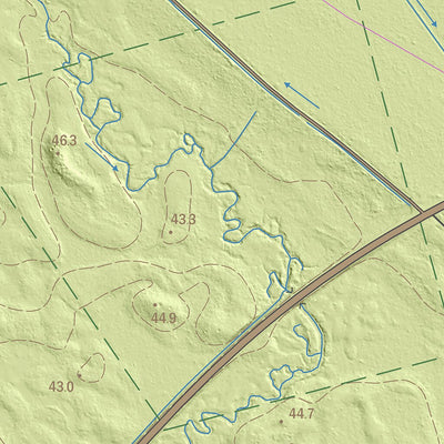 Maa-amet Roostoja küla, Alutaguse vald (3) digital map