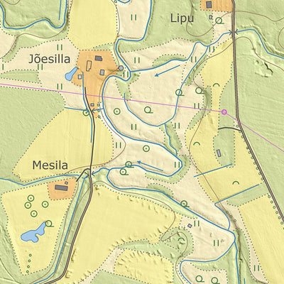 Maa-amet Roovere küla, Türi vald digital map