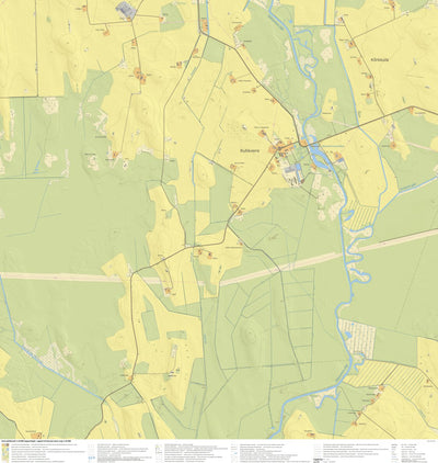Maa-amet Rutikvere küla, Järva vald digital map