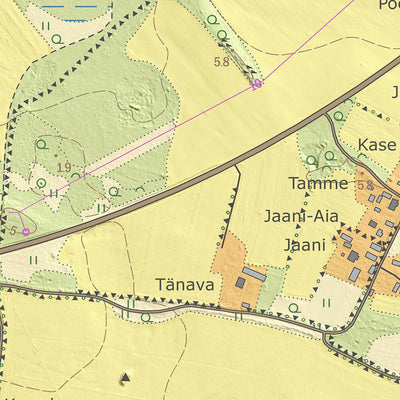 Maa-amet Saareküla, Saaremaa vald digital map