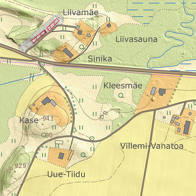 Maa-amet Sääsküla, Järva vald digital map