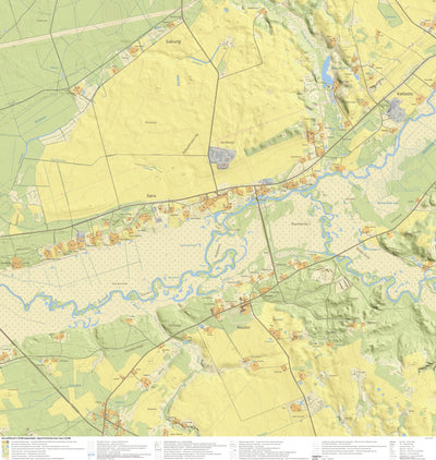 Maa-amet Saru küla, Rõuge vald digital map
