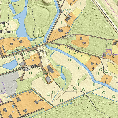 Maa-amet Saunaküla, Kehtna vald digital map