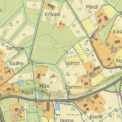 Maa-amet Sauvere küla, Saaremaa vald digital map