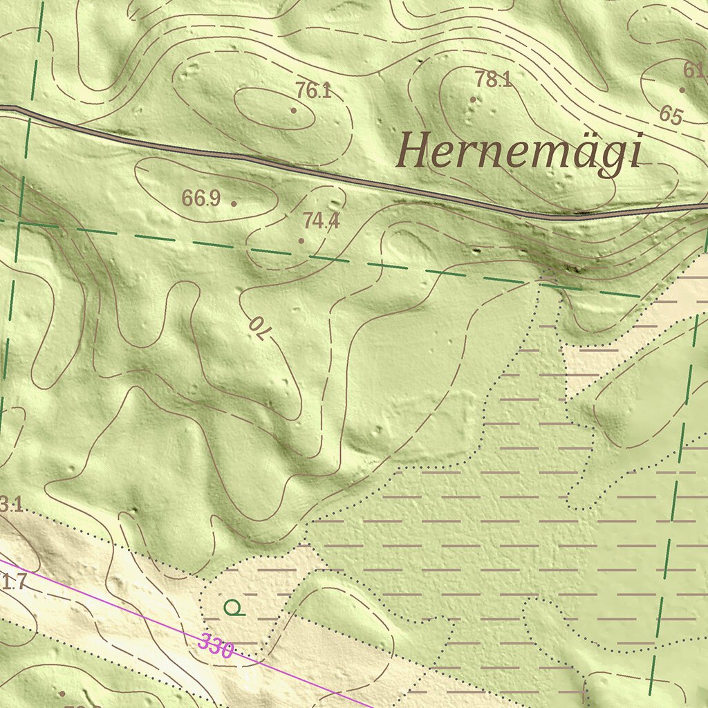 Sesniki küla, Setomaa vald Map by Maa-amet | Avenza Maps