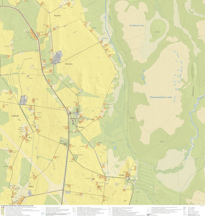 Maa-amet Sõmeru küla, Paide linn digital map