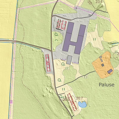 Maa-amet Suure-Lähtru küla, Lääne-Nigula vald digital map
