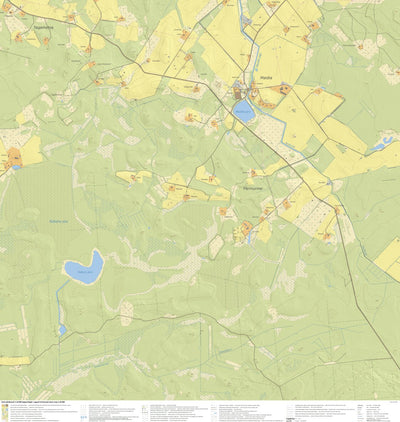 Maa-amet Tagametsa küla, Saue vald digital map