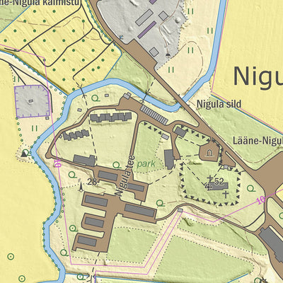 Maa-amet Tagavere küla, Lääne-Nigula vald digital map