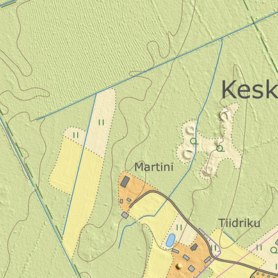 Maa-amet Tehumardi küla, Saaremaa vald digital map