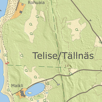 Maa-amet Telise küla / Tällnäs, Lääne-Nigula vald digital map