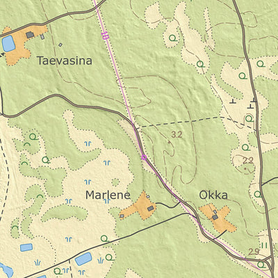 Maa-amet Telise küla / Tällnäs, Lääne-Nigula vald digital map