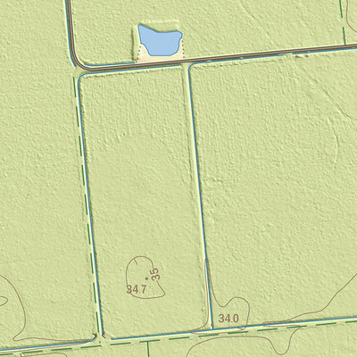 Maa-amet Terikeste küla, Kastre vald digital map