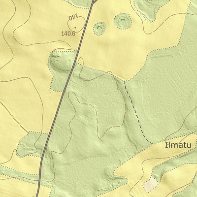 Maa-amet Tiido küla, Kanepi vald digital map