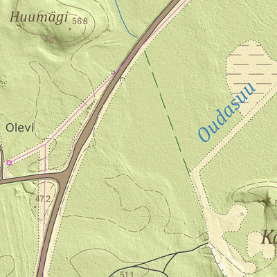 Maa-amet Treski küla, Setomaa vald digital map