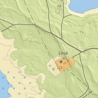 Maa-amet Triigi küla, Saaremaa vald digital map