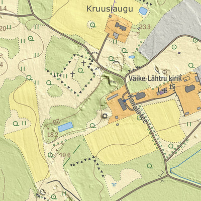 Maa-amet Turvalepa küla, Lääne-Nigula vald digital map
