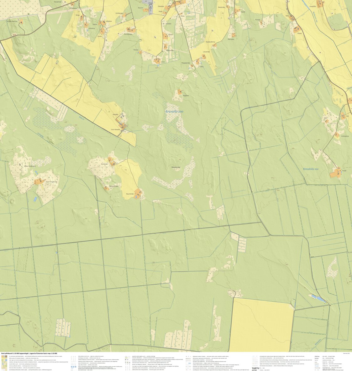Urvaste küla, Rae vald Map by Maa-amet | Avenza Maps