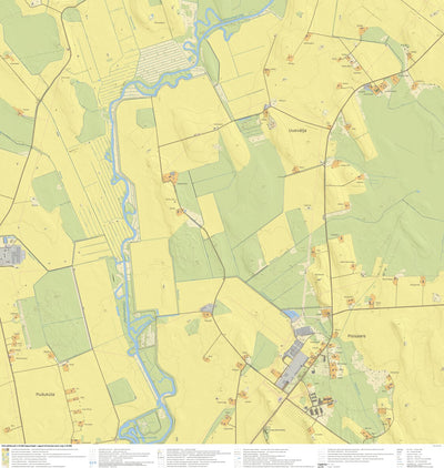 Maa-amet Uuevälja küla, Põltsamaa vald digital map
