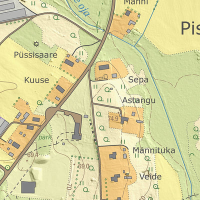 Maa-amet Uuevälja küla, Põltsamaa vald digital map