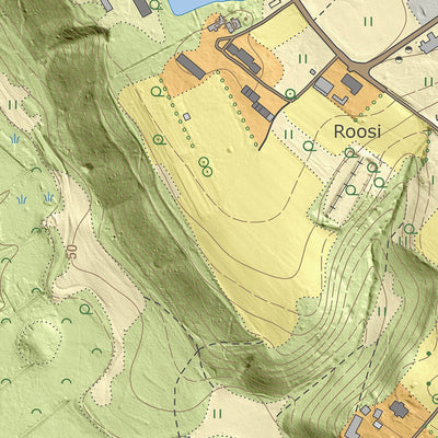 Maa-amet Vahessaare küla, Elva vald digital map