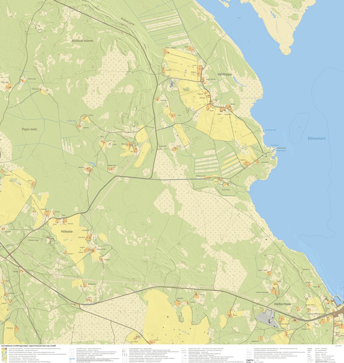 Vahtrepa küla, Hiiumaa vald (1) Map by Maa-amet | Avenza Maps