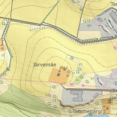 Maa-amet Väiku-Ruuga küla, Rõuge vald digital map