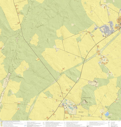 Maa-amet Vajangu küla, Tapa vald digital map