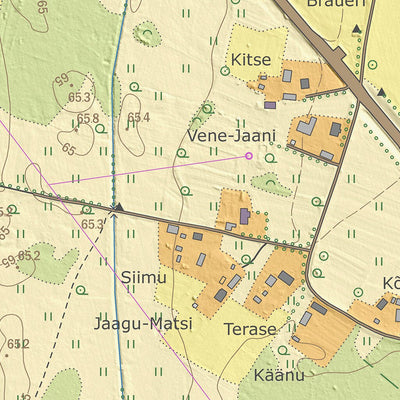 Maa-amet Valgma küla, Paide linn digital map