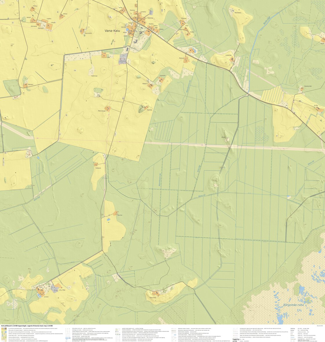 Vana-Kaiu küla, Rapla vald (1) Map by Maa-amet | Avenza Maps