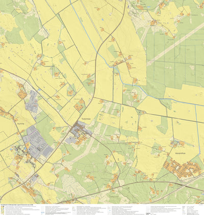 Maa-amet Vanamõisa küla, Saue vald digital map