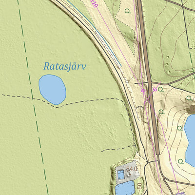 Maa-amet Vasavere küla, Alutaguse vald digital map