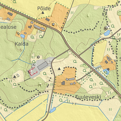 Maa-amet Vatla küla, Lääneranna vald digital map