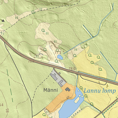 Maa-amet Vea küla, Peipsiääre vald digital map