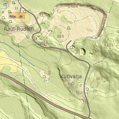 Maa-amet Vea küla, Peipsiääre vald digital map