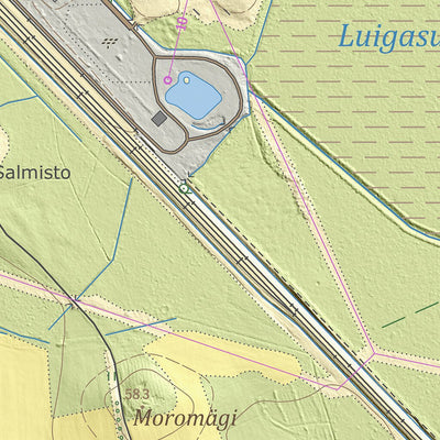 Maa-amet Verioramõisa küla, Räpina vald digital map