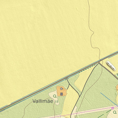 Maa-amet Vihula küla, Haljala vald digital map