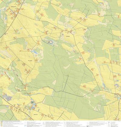 Maa-amet Viidike küla, Tartu vald digital map